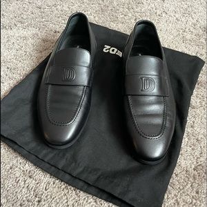 Dsquared2 penny black loafer size-10(IT43)